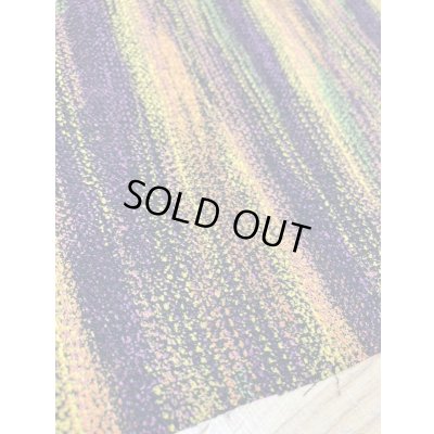 画像6: 生地：ポリ100％カラフルかすれストライプ柄プリント（オレンジ系）