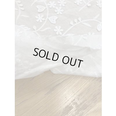 画像4: 生地：綿100％刺繍レース（白）