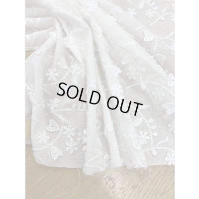 画像5: 生地：綿100％刺繍レース（白）