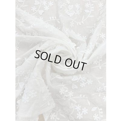 画像6: 生地：綿100％刺繍レース（白）