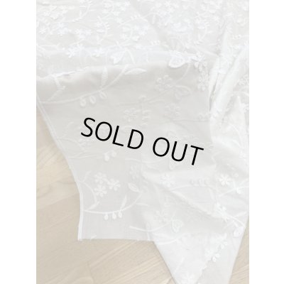 画像7: 生地：綿100％刺繍レース（白）