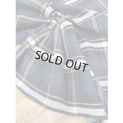 画像6: 生地：綿100％チェック柄裏起毛コットン（紺）