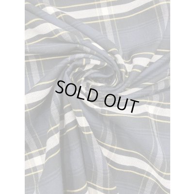 画像7: 生地：綿100％チェック柄裏起毛コットン（紺）