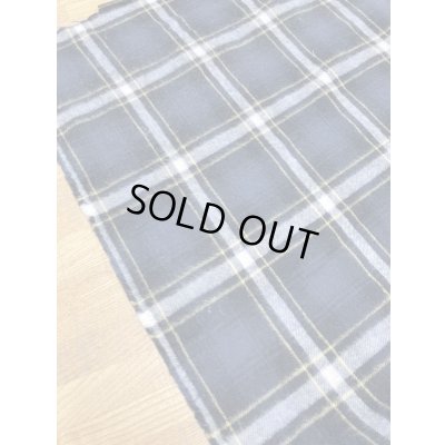 画像8: 生地：綿100％チェック柄裏起毛コットン（紺）