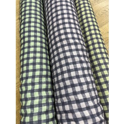 画像9: 生地：チェック柄ポリエステルプリント（イエローグリーン）