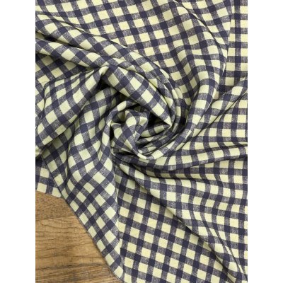 画像6: 生地：チェック柄ポリエステルプリント（イエローグリーン）