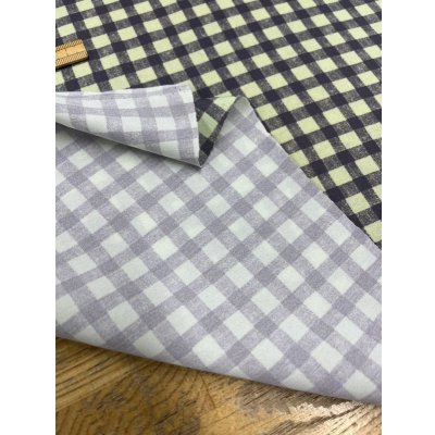 画像8: 生地：チェック柄ポリエステルプリント（イエローグリーン）