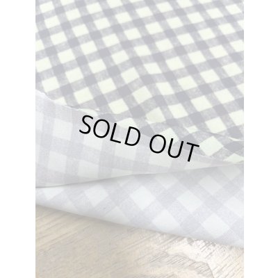 画像3: 生地：チェック柄ポリエステルプリント（くすみグリーン）