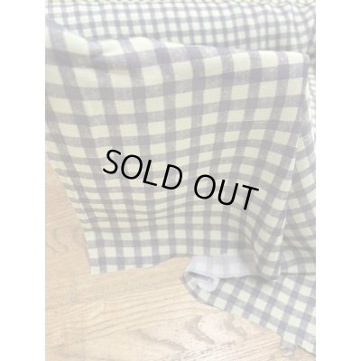 画像6: 生地：チェック柄ポリエステルプリント（くすみグリーン）