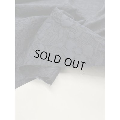 画像7: 生地：ポリエステル100％花柄ジャガード（紺）