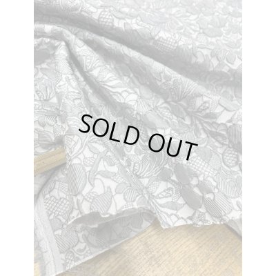 画像5: 生地：ポリエステル100％花柄ジャガード（グレー）