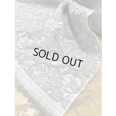 画像7: 生地：ポリエステル100％花柄ジャガード（グレー）