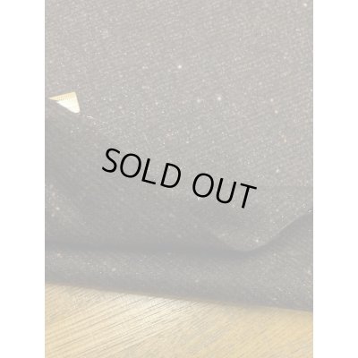 画像4: 生地：ウール・ナイロン・ポリ、ラメ入りネップツイード（茶／黒）