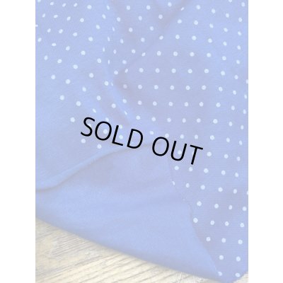 画像4: 生地：綿100％水玉柄天竺ニット（ブルー／白）