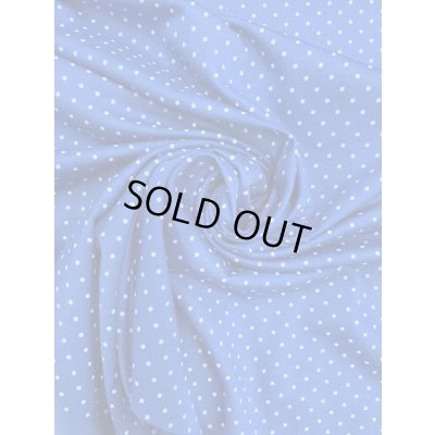 画像8: 生地：綿100％水玉柄天竺ニット（ブルー／白）