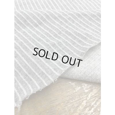 画像4: 生地：綿100％縦縞織りニット（グレー／白）