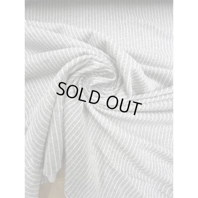 画像7: 生地：綿100％縦縞織りニット（グレー／白）