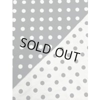 生地：ポリエステル100％Wフェイスドットジャガード（黒／白）