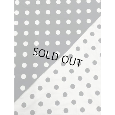 画像1: 生地：ポリエステル100％Wフェイスドットジャガード（黒／白）