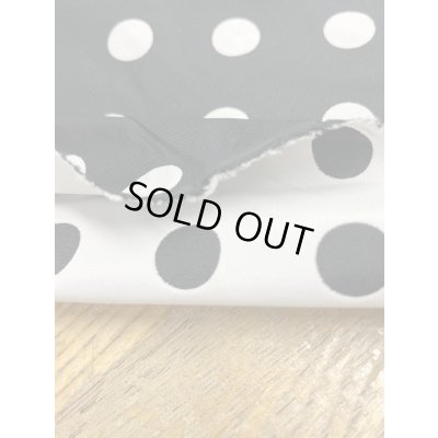 画像5: 生地：ポリエステル100％Wフェイスドットジャガード（黒／白）