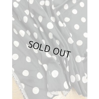 画像6: 生地：ポリエステル100％Wフェイスドットジャガード（黒／白）