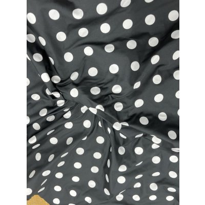 画像8: 生地：ポリエステル100％Wフェイスドットジャガード（黒／白）