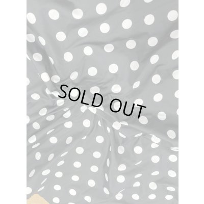 画像8: 生地：ポリエステル100％Wフェイスドットジャガード（黒／白）