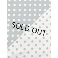 生地：ポリエステル100％Wフェイスドットジャガード（黒／ベージュピンク）