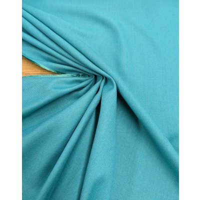 画像5: 生地：マイクロモダールサージ（ターコイズ）