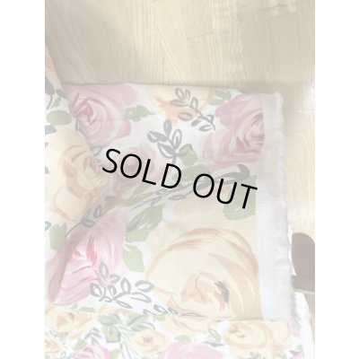 画像7: 生地：綿100％薔薇柄コットンツイル（オフ)