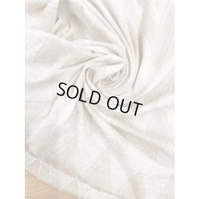 画像6: 生地：綿100％ジグザグ柄ジャガードニット（ベージュ／ピンク）