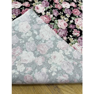 画像3: 生地：綿100％花柄コットンオックス（黒）