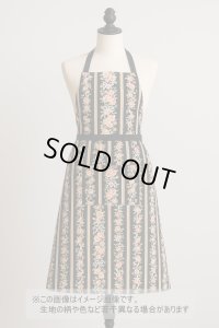 生地：綿100％花・ストライプ柄プリントシーチング（黒地）