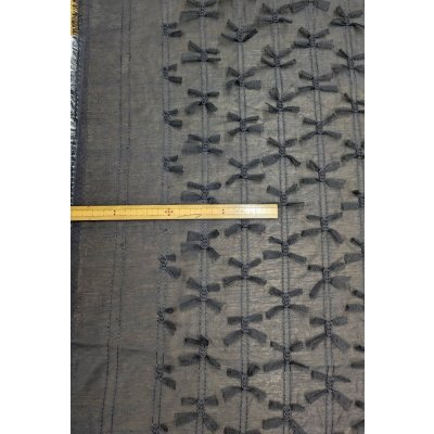 画像2: 生地：ポリエステル100％ シフォンリボン装飾（黒）