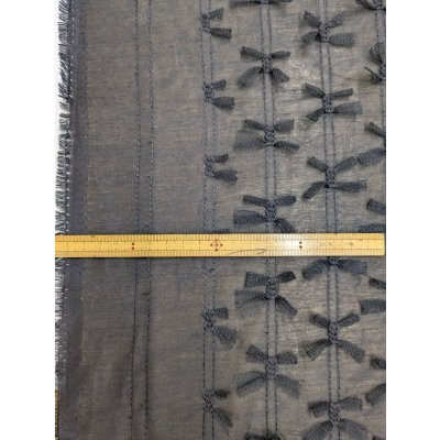 画像3: 生地：ポリエステル100％ シフォンリボン装飾（黒）