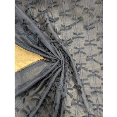 画像6: 生地：ポリエステル100％ シフォンリボン装飾（黒）