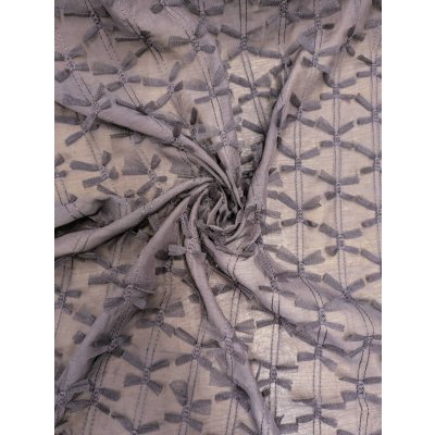 画像7: 生地：ポリエステル100％ シフォンリボン装飾（茶）