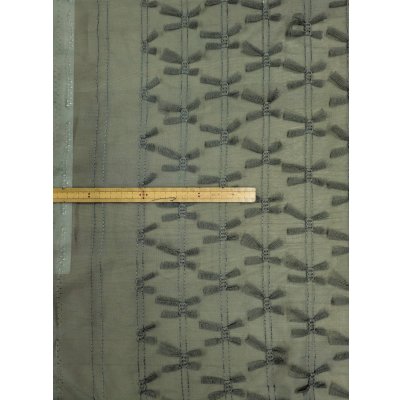 画像2: 生地：ポリエステル100％ シフォンリボン装飾（緑）