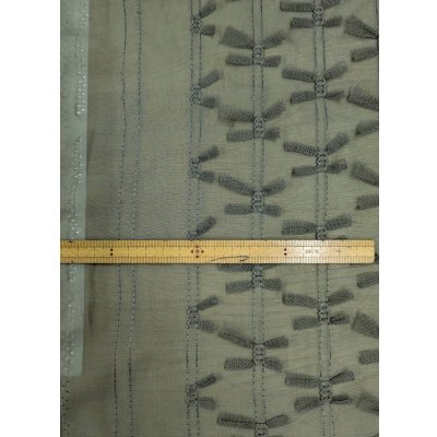 画像3: 生地：ポリエステル100％ シフォンリボン装飾（緑）