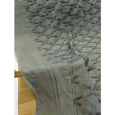 画像4: 生地：ポリエステル100％ シフォンリボン装飾（緑）