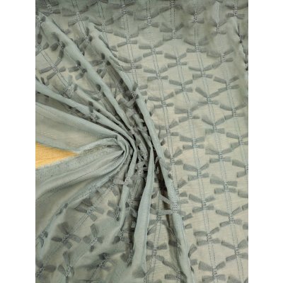 画像6: 生地：ポリエステル100％ シフォンリボン装飾（緑）