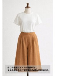 生地：リネンライクシアーブラウス地（レンガ）