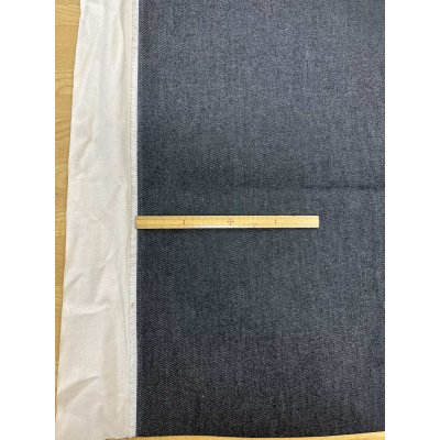 画像2: 生地：デニムネイビー 裏シーチング貼りデニム（裏：生成）
