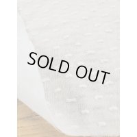 生地：水玉柄コットンドビー織（グレージュ）