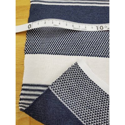 画像4: 生地：ボーダー柄鹿の子ニット