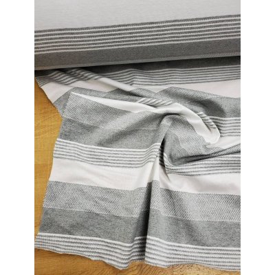 画像8: 生地：ボーダー柄鹿の子ニット