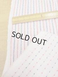 生地：ストライプ織りコットン