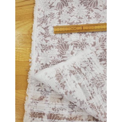 画像3: 生地：ボーダードビー織花柄プリント