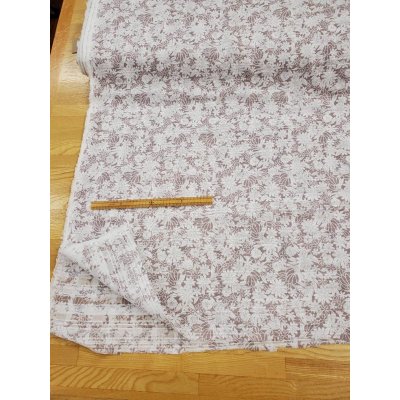 画像4: 生地：ボーダードビー織花柄プリント