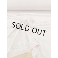 生地：太ボーダーレースニット（ピンク）